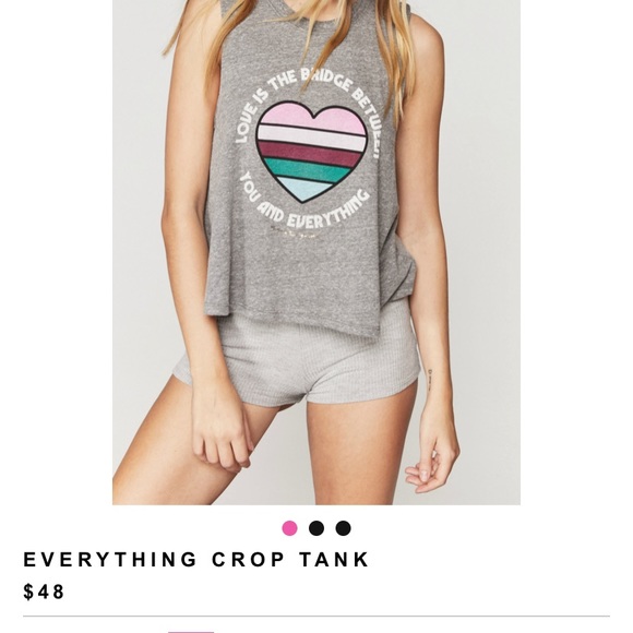 💕SG Everything crop tank - Picture 2 of 5